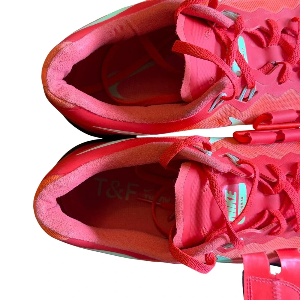 Nike Zoom SD 4 Bright Crimson Volt Throwing Shoes HQ3487-600 Mens 13 Shot Put